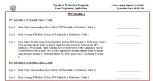 PPP 3508 Schedule A